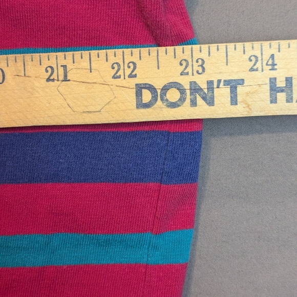 Lands' End Large Vintage Striped T-shirt Short Sleeve Pocket - Picture 13 of 13